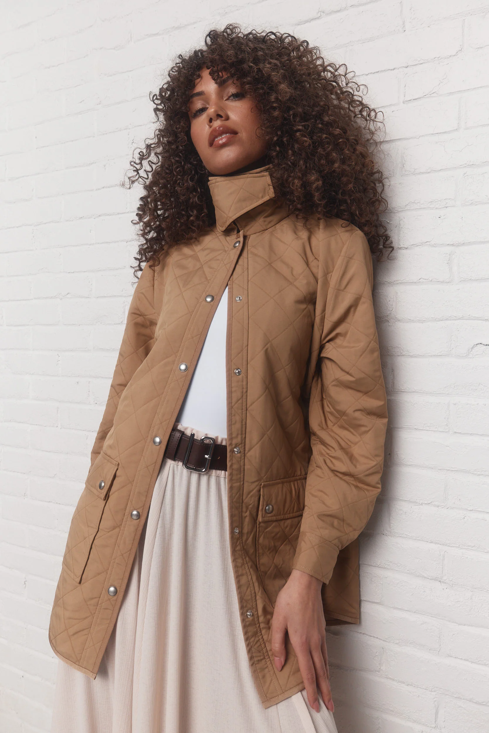 Albern | Veste matelassée tan - Image 5