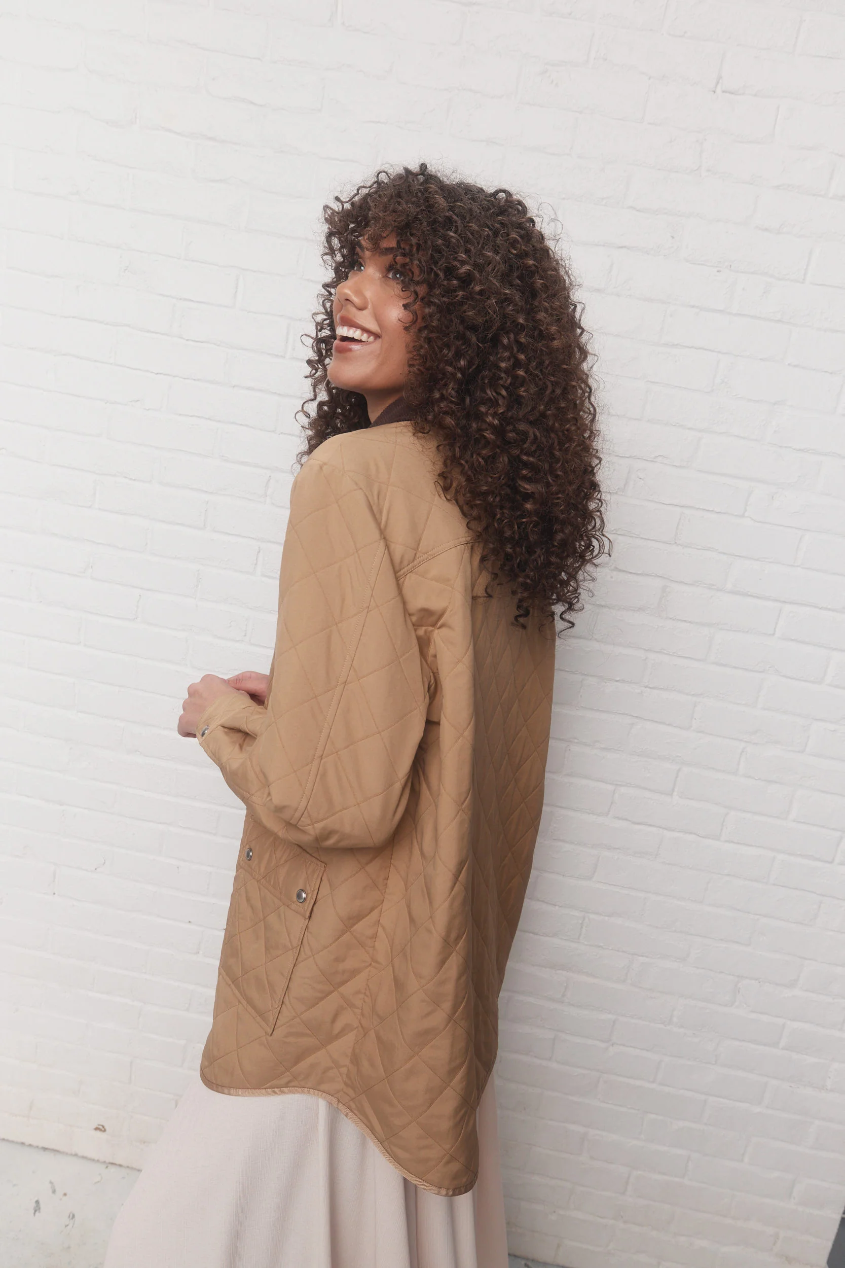 Albern | Veste matelassée tan - Image 7