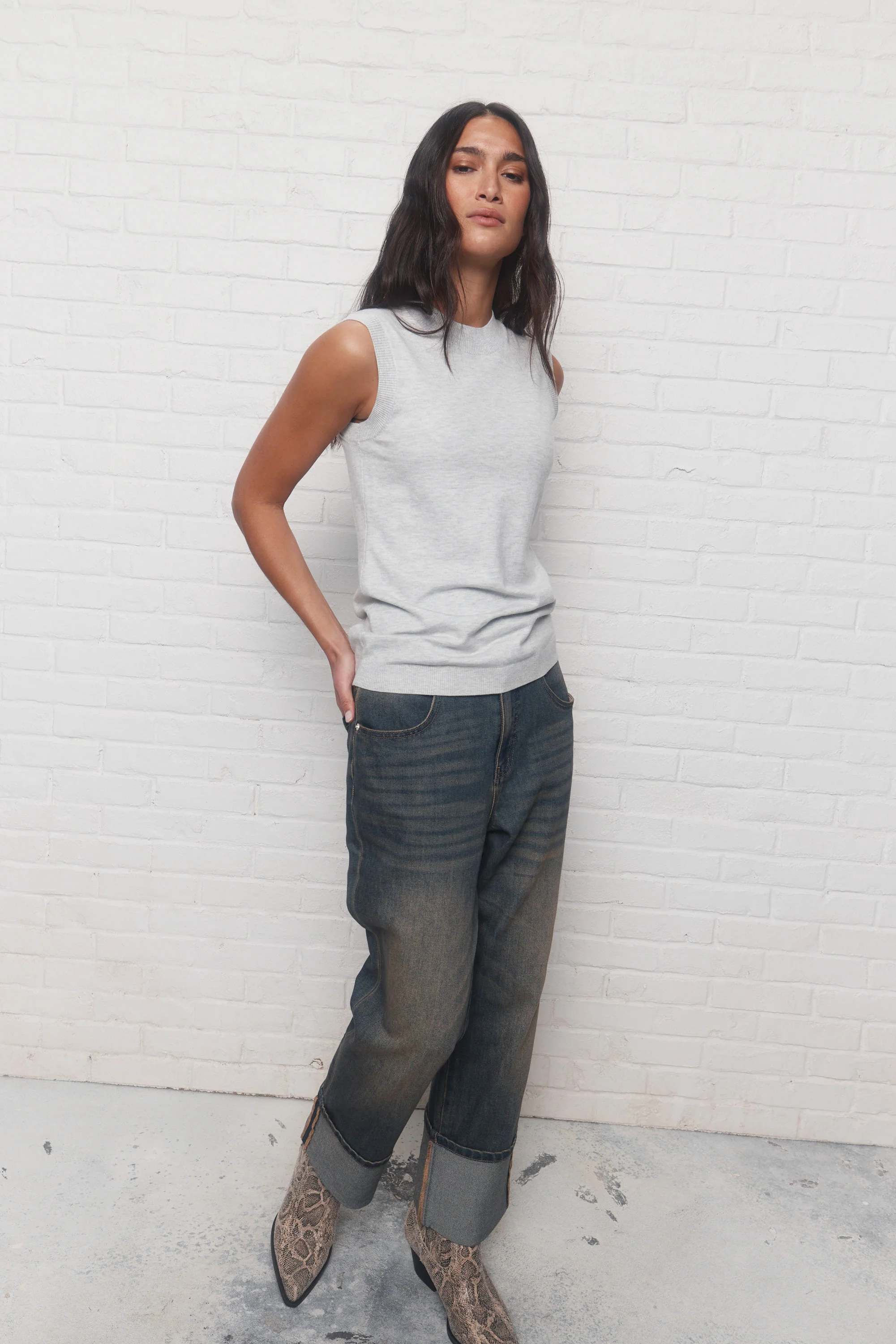 Beverly | Camisole grise - Image 3