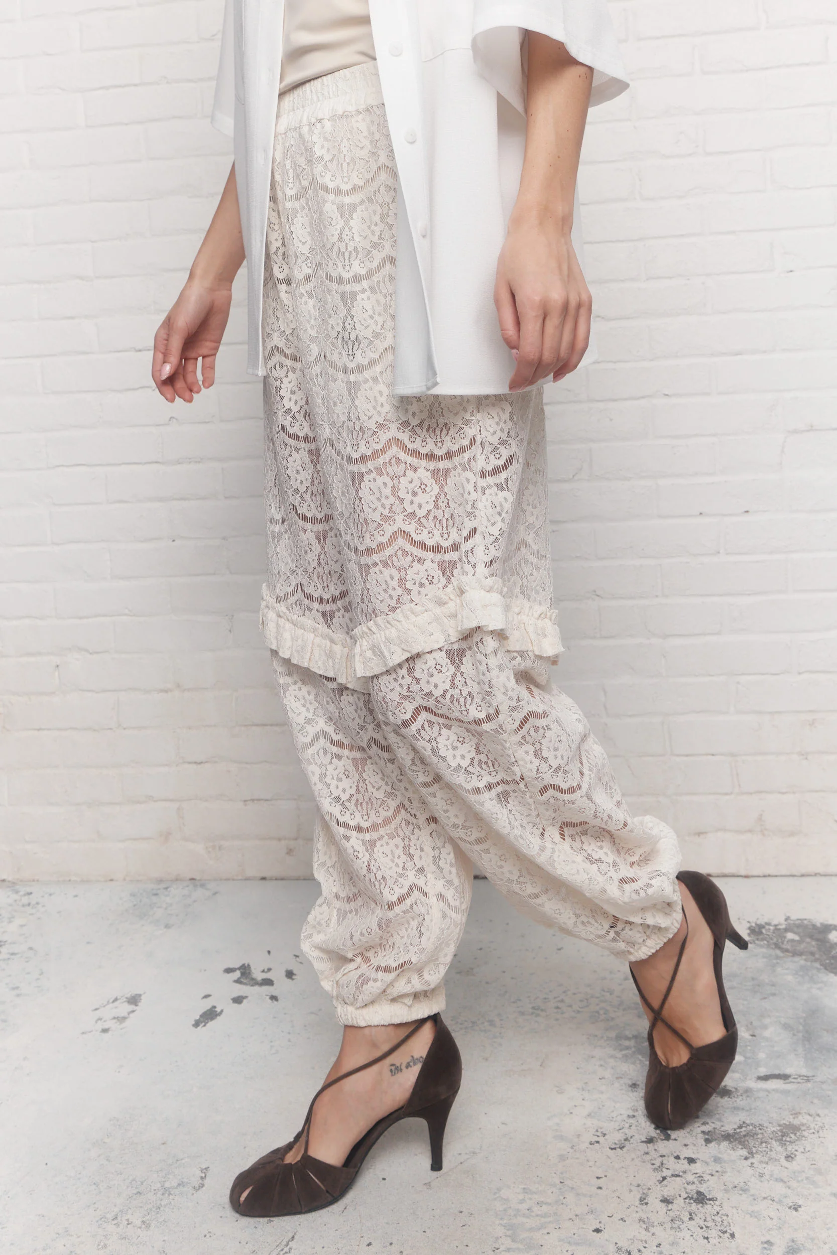 Brielle | Pantalon crème - Image 4