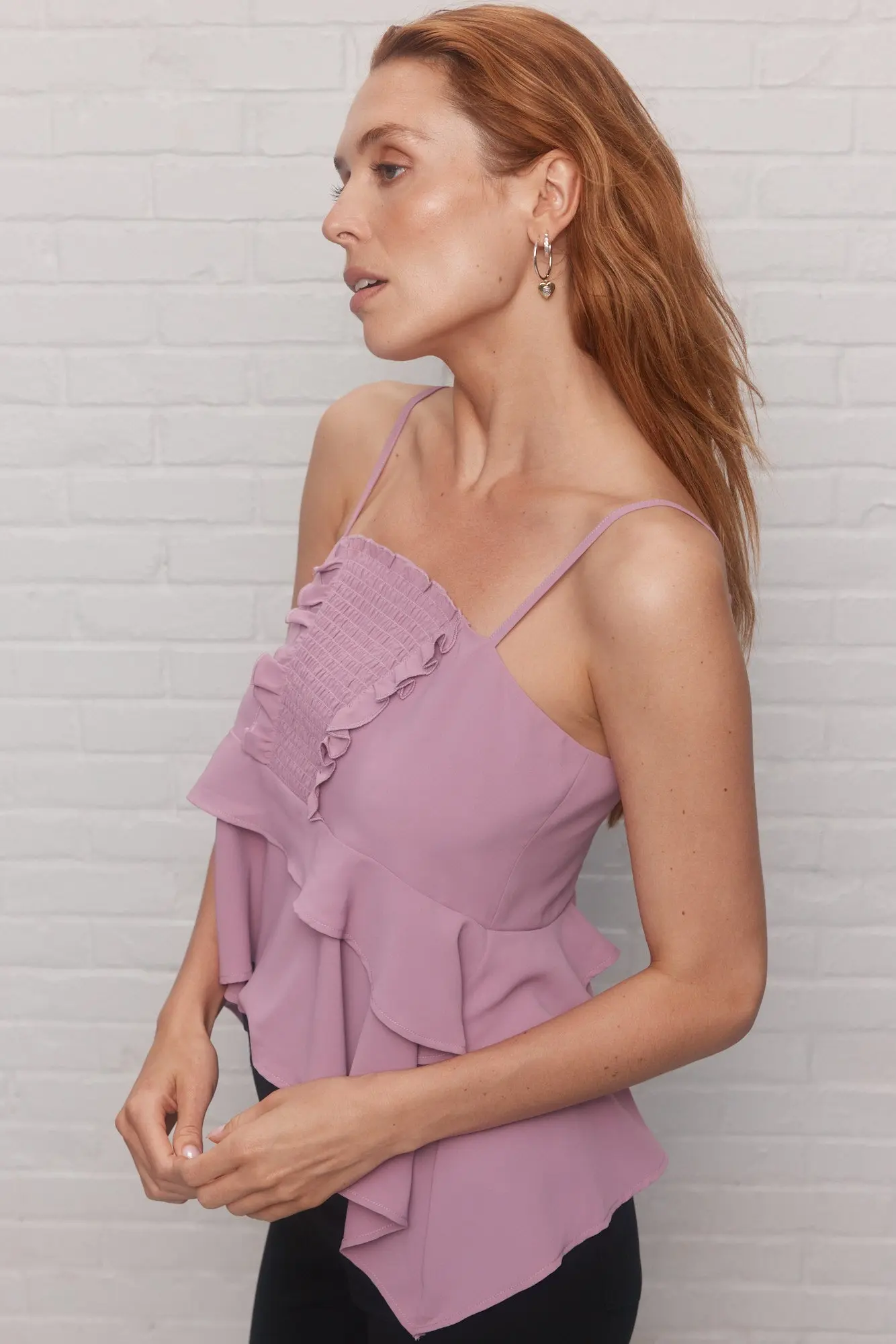 Camisole rose | Rosalie - Image 4