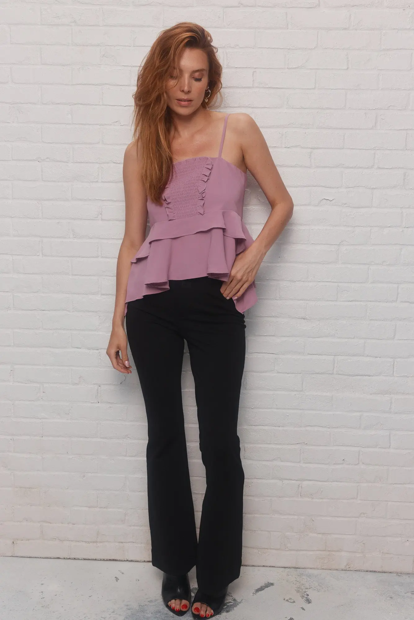 Camisole rose | Rosalie - Image 5