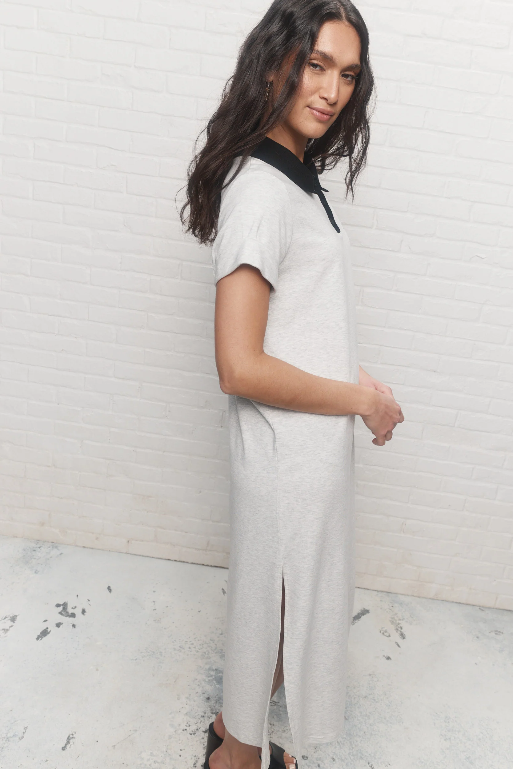 Cleo | Robe polo gris mixte - Image 4