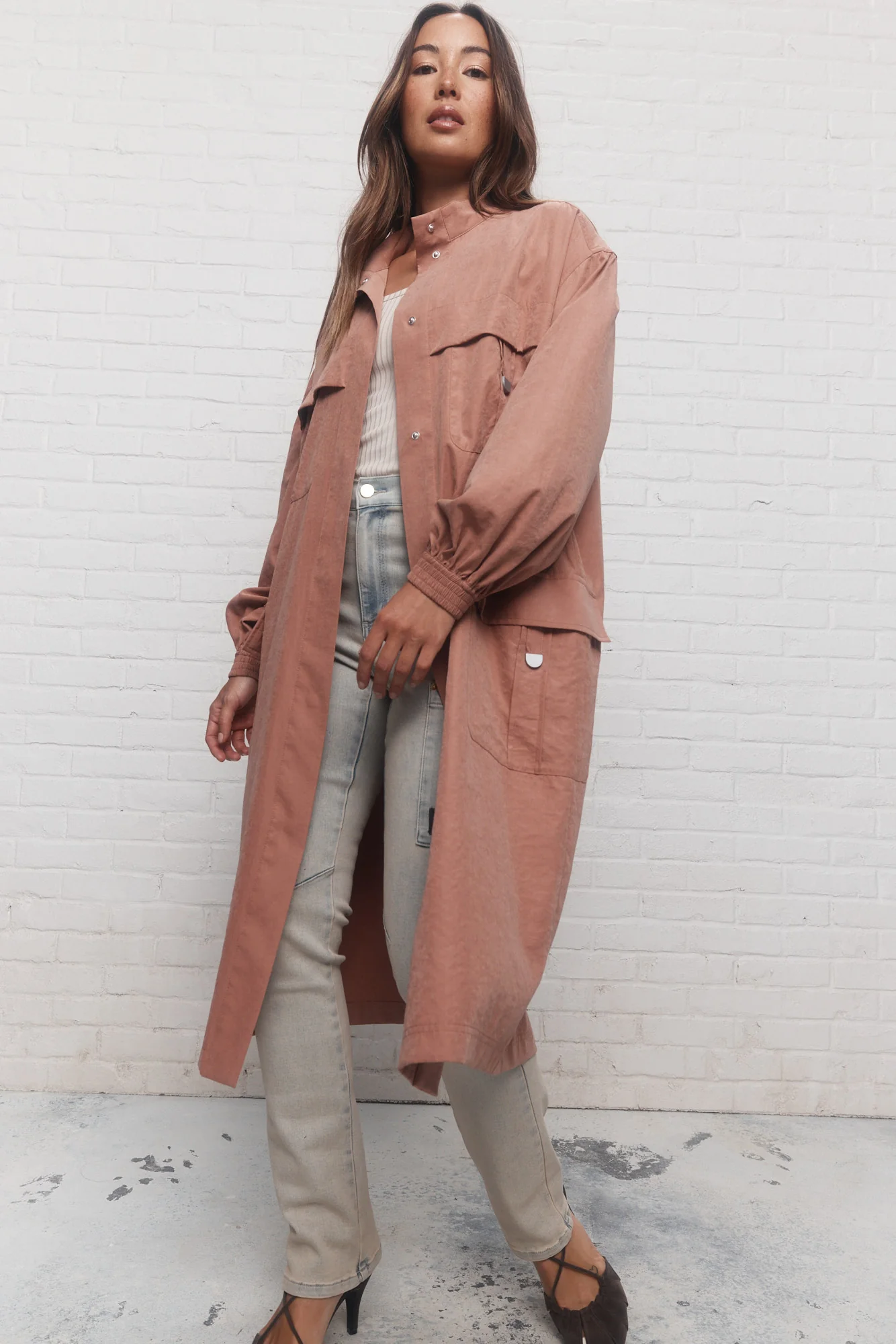 Colene | Veste terracotta