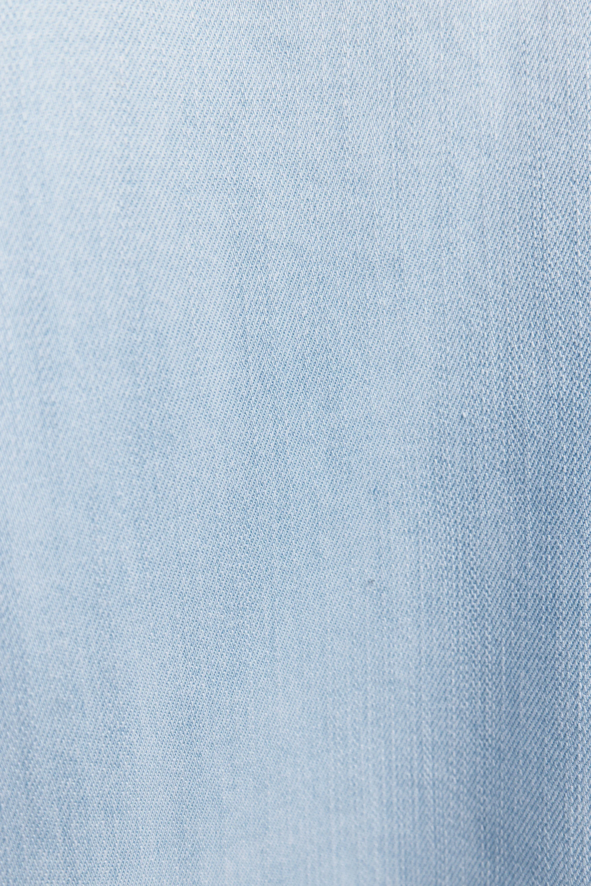 Doubt | Chemise courte en denim bleu délavé - Image 7