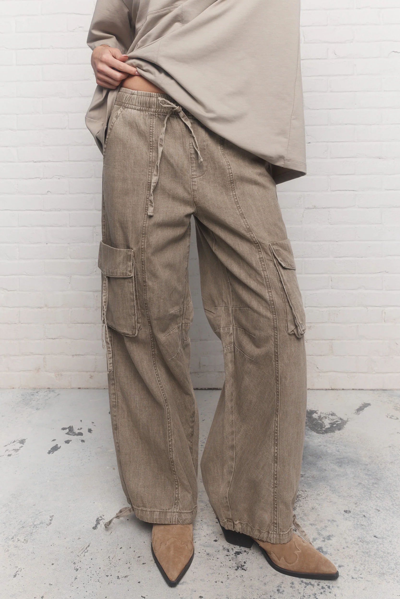 Elia | Jean vert délavé - Image 3