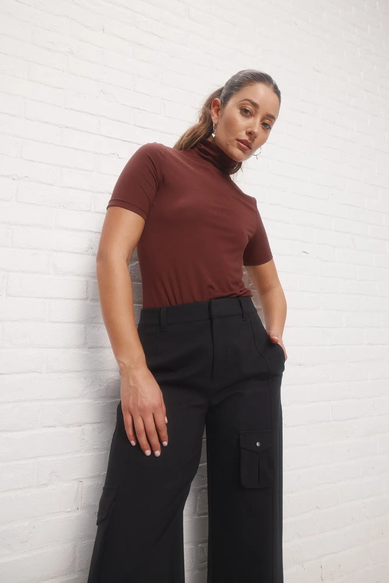Ellie | T-shirt brun - Image 4