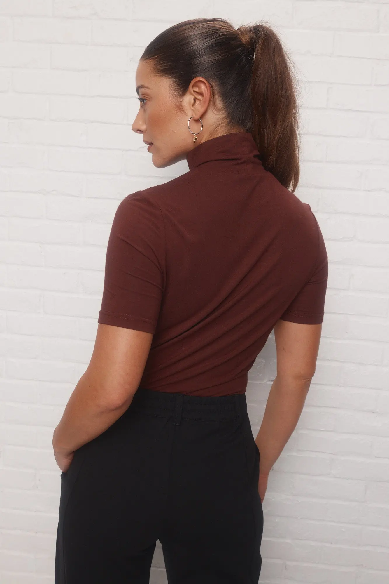 Ellie | T-shirt brun - Image 5