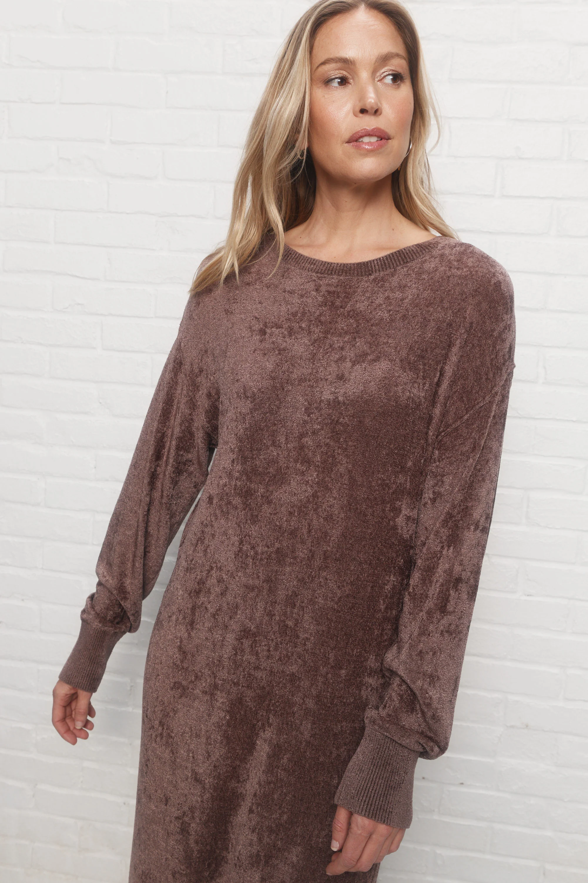 Elyane | Robe taupe - Image 4