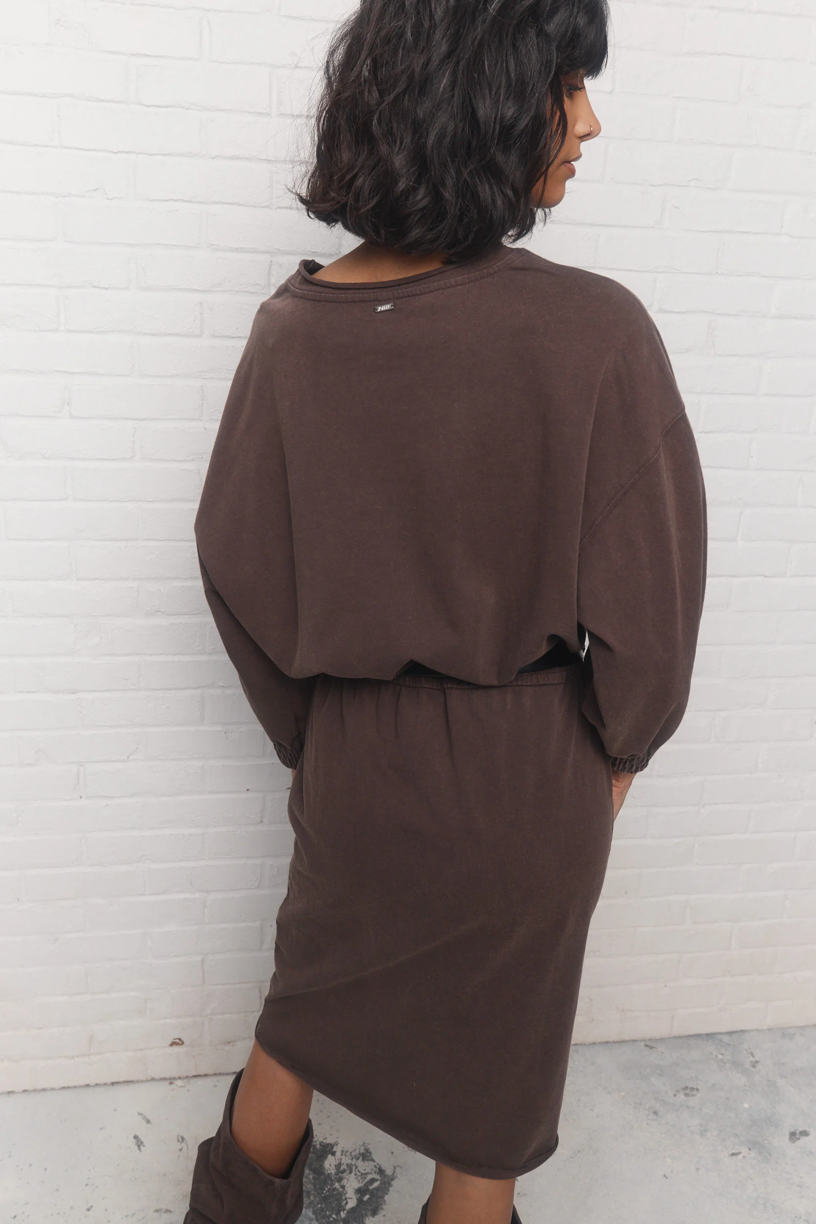 Harlow | Robe brun délavé - Image 6