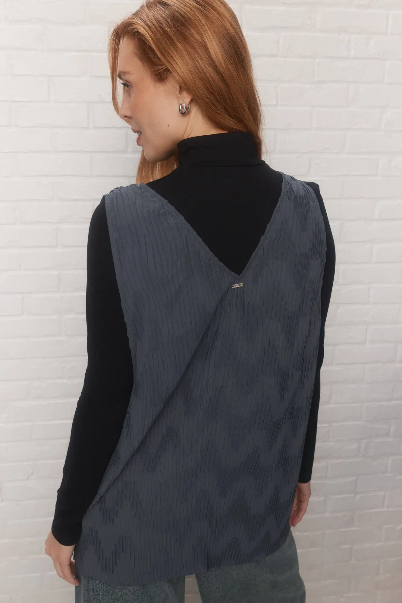 Hazel | Camisole grise ample - Image 6