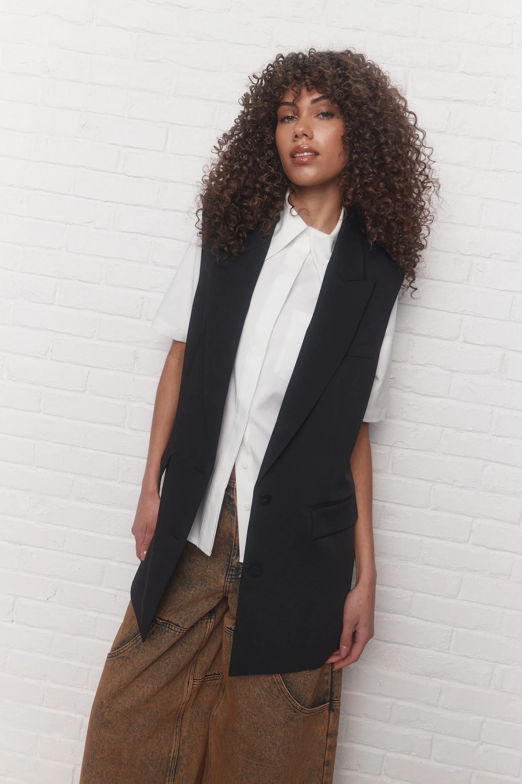 Howlett | Veston sans manches noir - Image 3