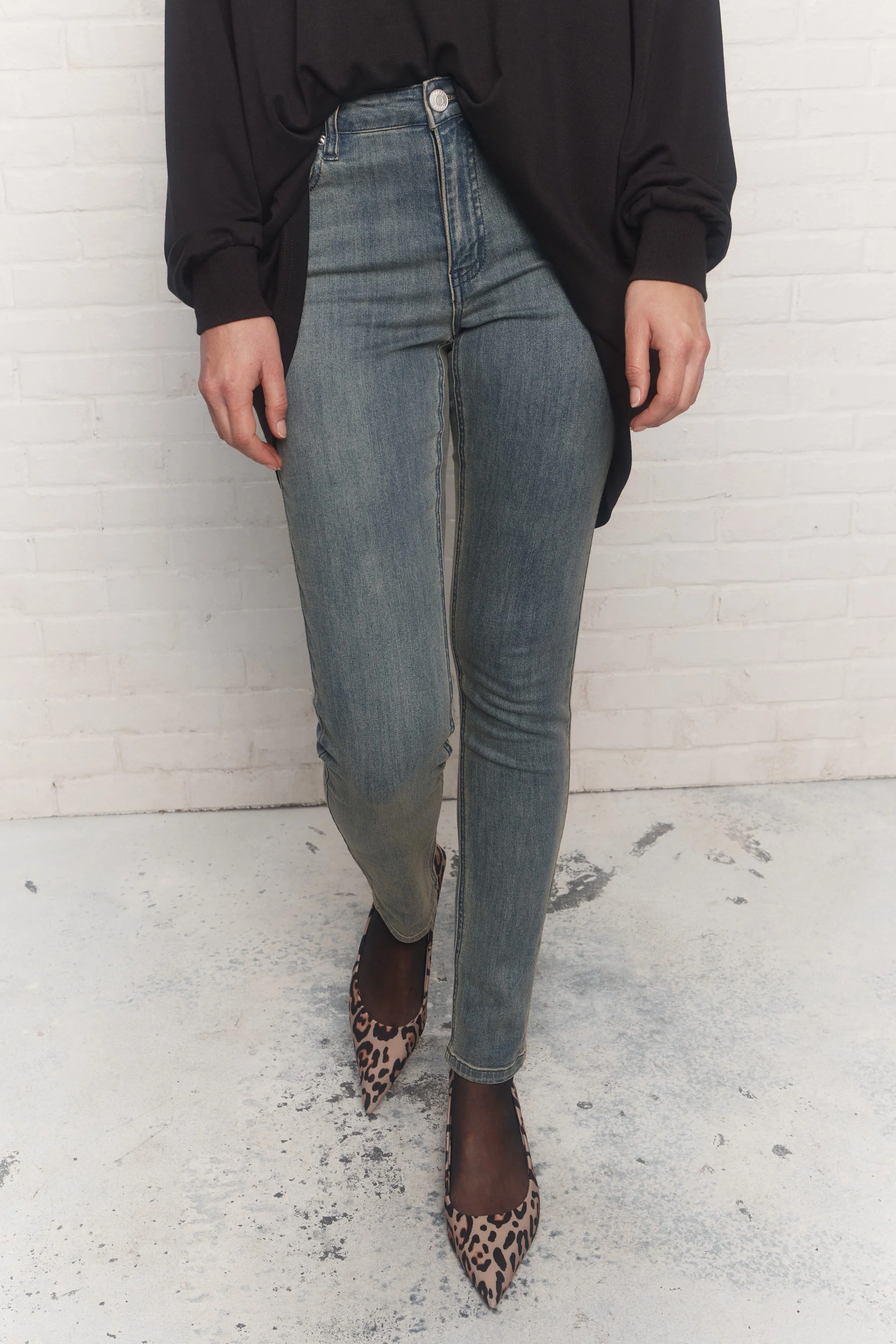 Ilkem | Jean bleu délavé - Image 3