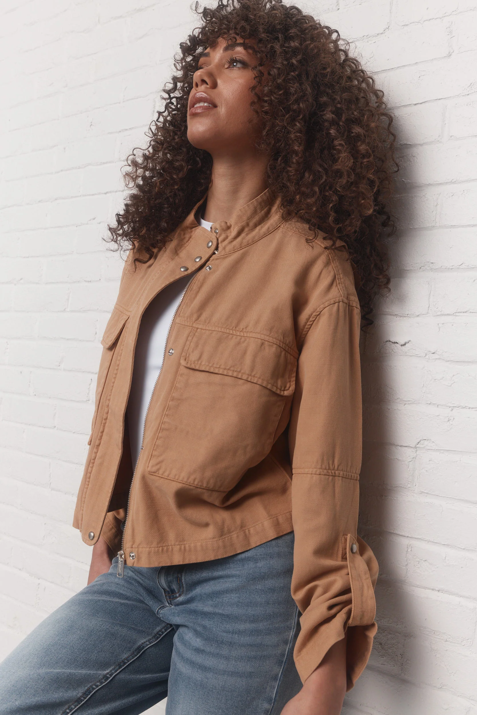 Isla | Veste beige sablé - Image 5