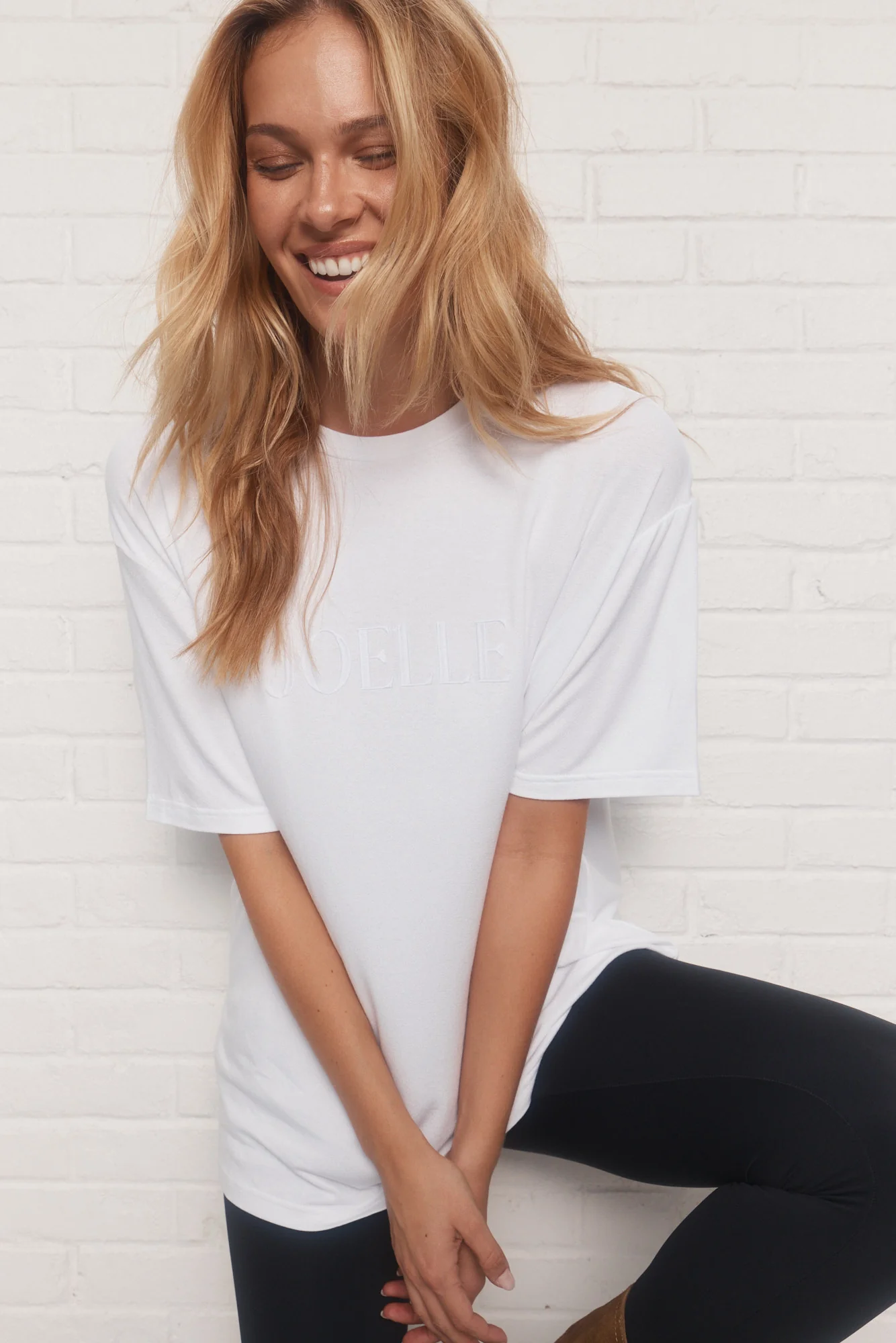 Laurenzo | T-shirt brodé blanc - Image 5