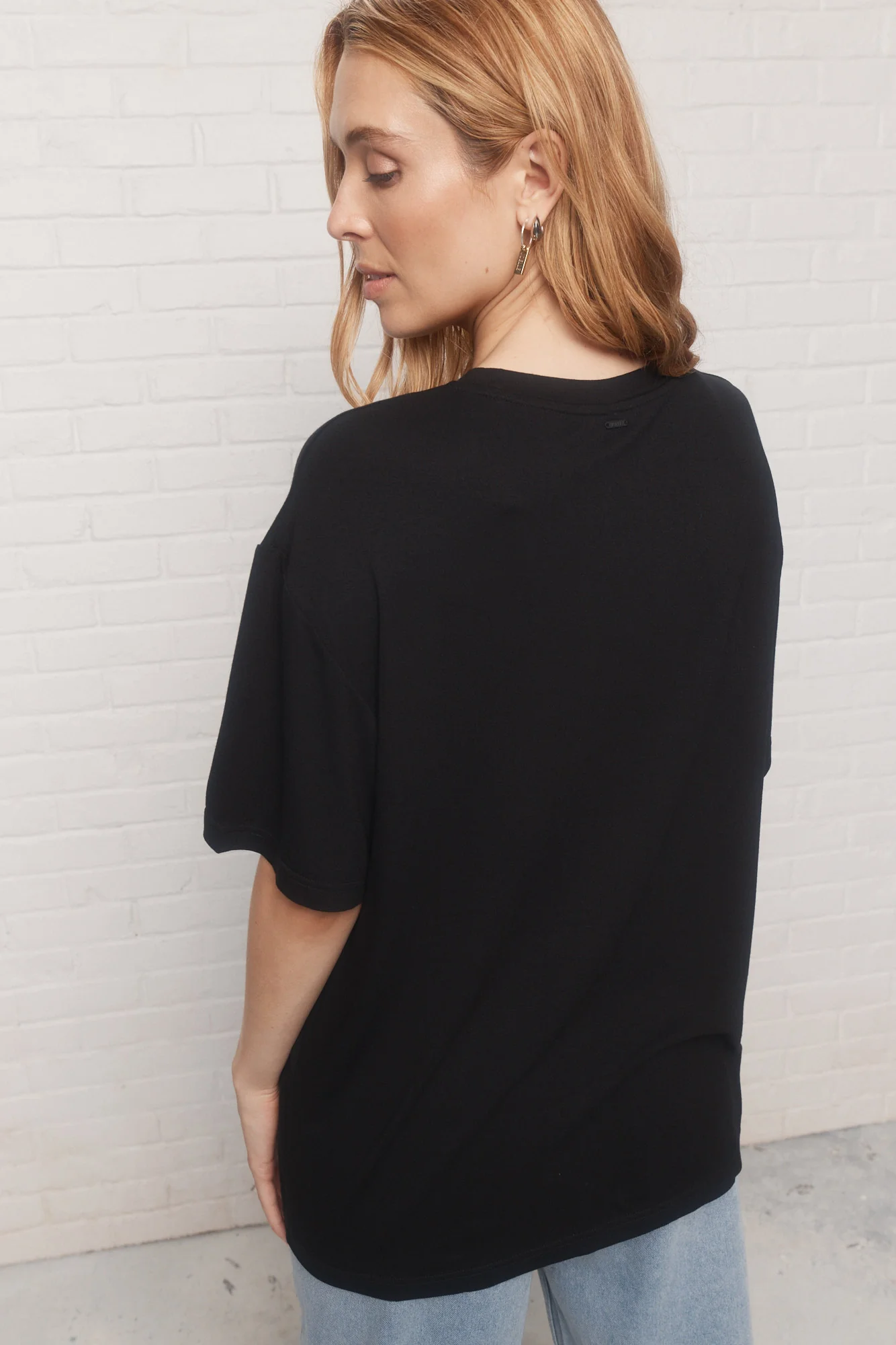 Laurenzo | T-shirt brodé noir - Image 5