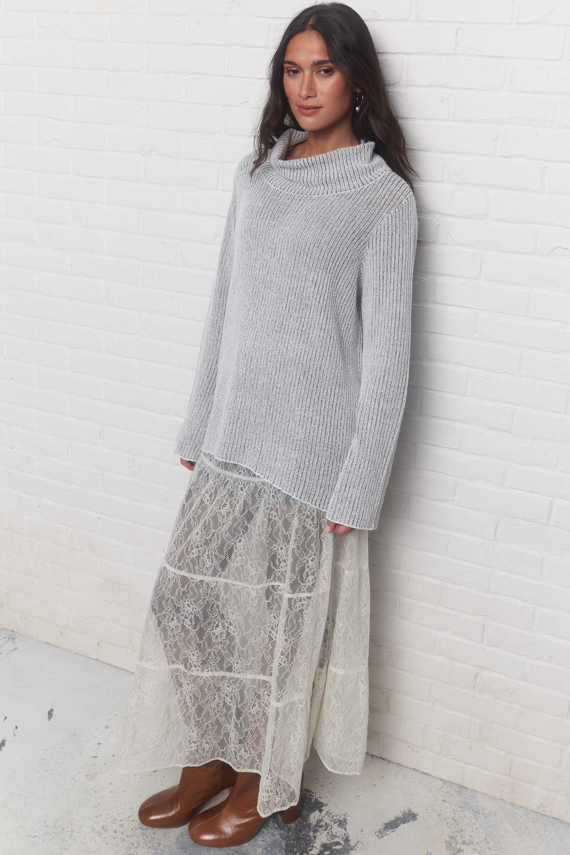 Lazer | Chandail gris foncé - Image 3