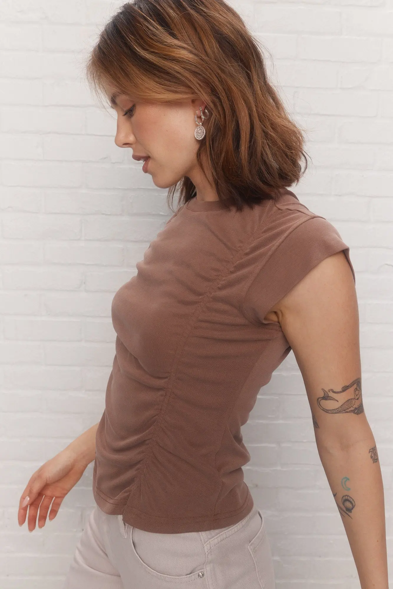 Lilou | Camisole brune - Image 4
