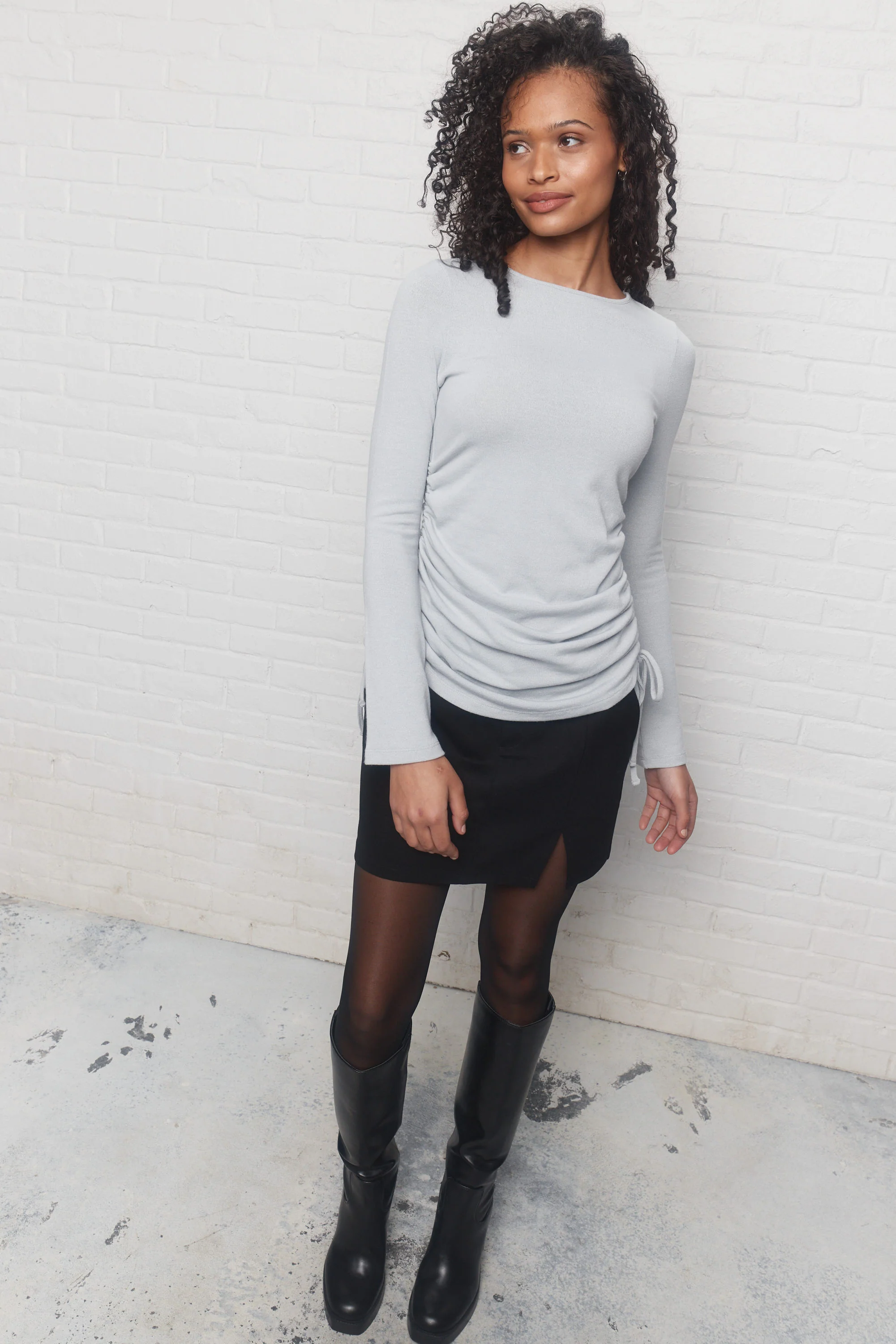 Missy | Chandail gris - Image 3