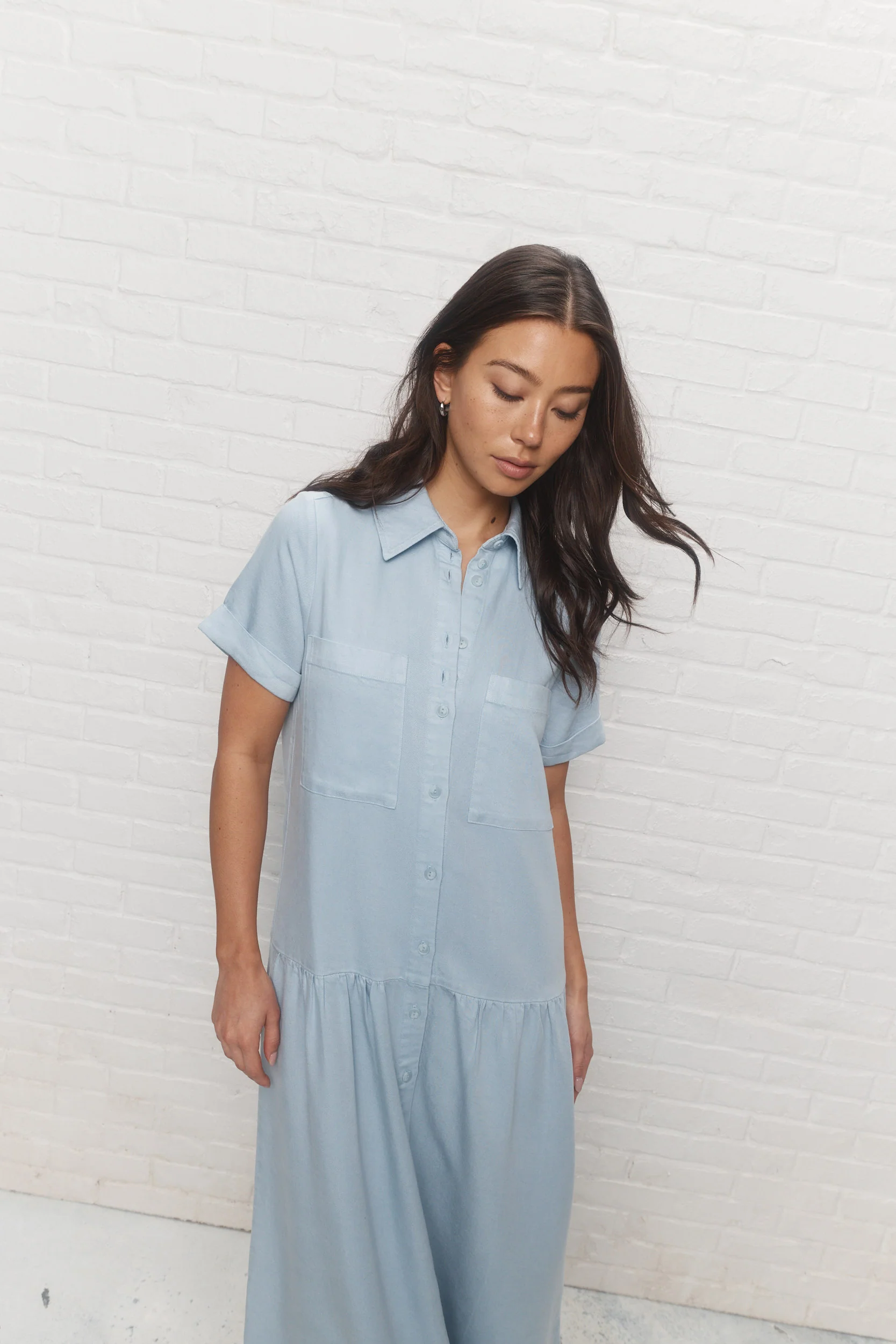 Mistral | Robe bleu pâle délavé - Image 3