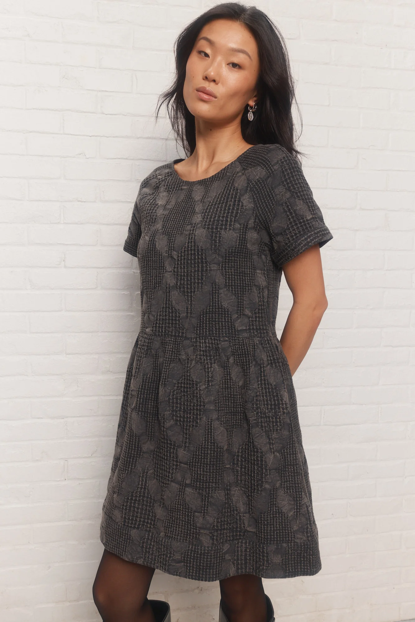 Paola | Robe courte noire - Image 4