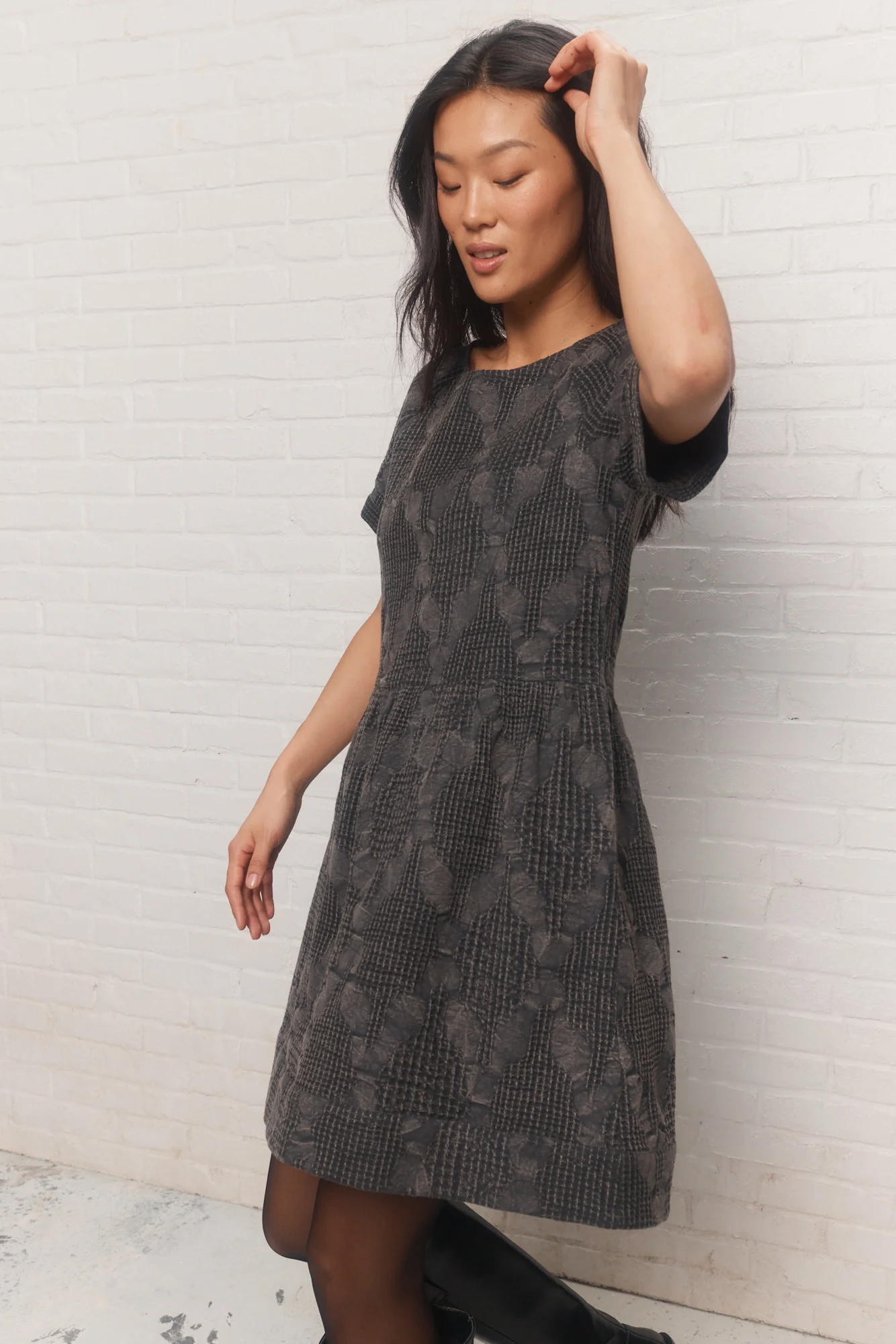 Paola | Robe courte noire - Image 5