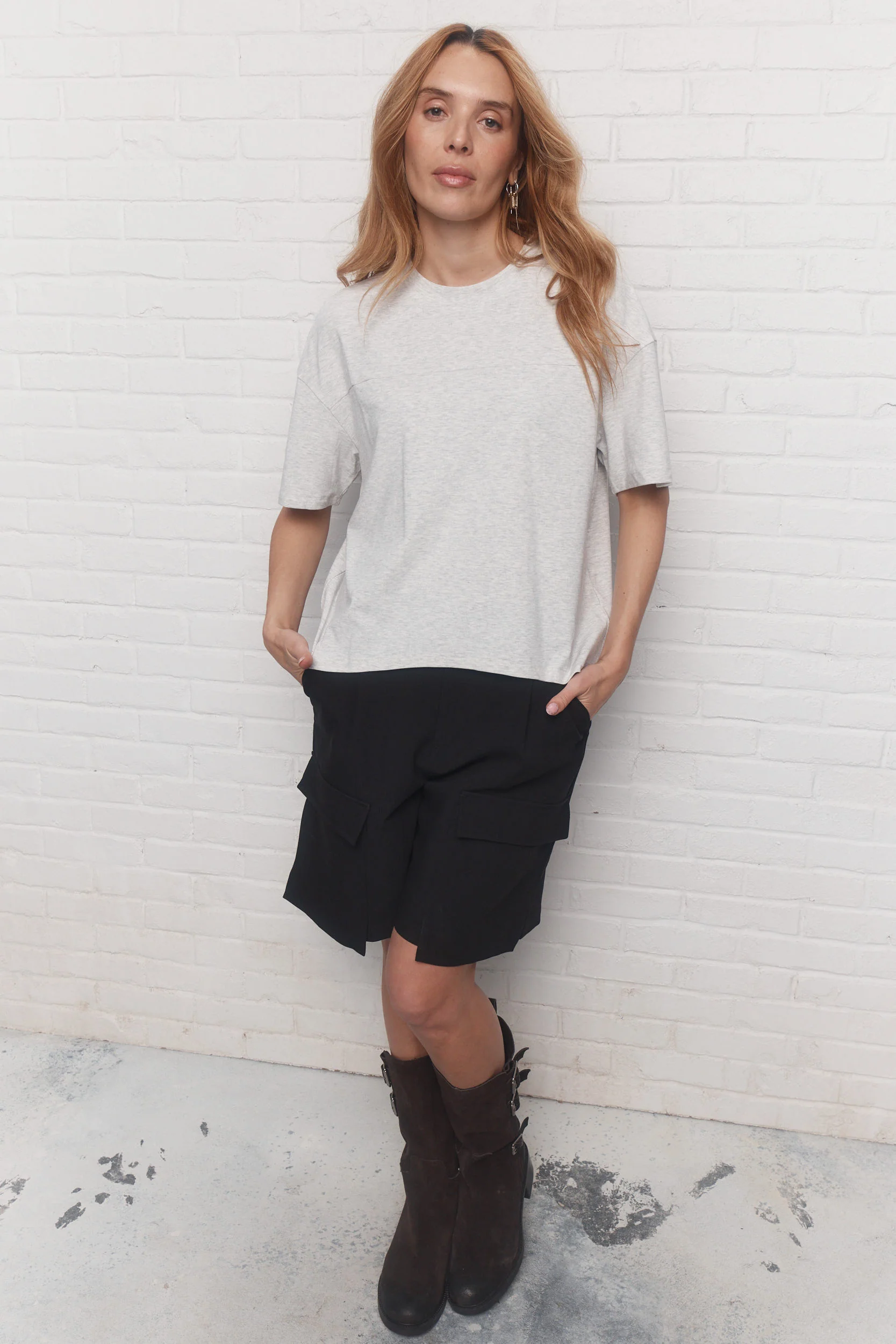 Reason | T-shirt gris mixte