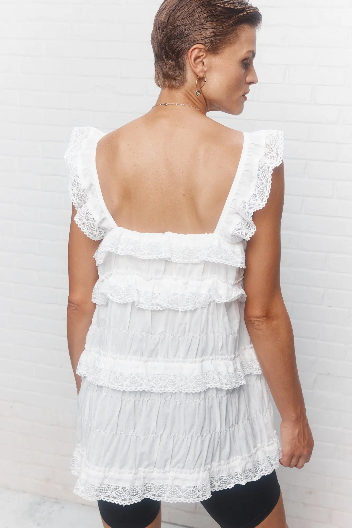Tunique blanche | Jade - Image 9