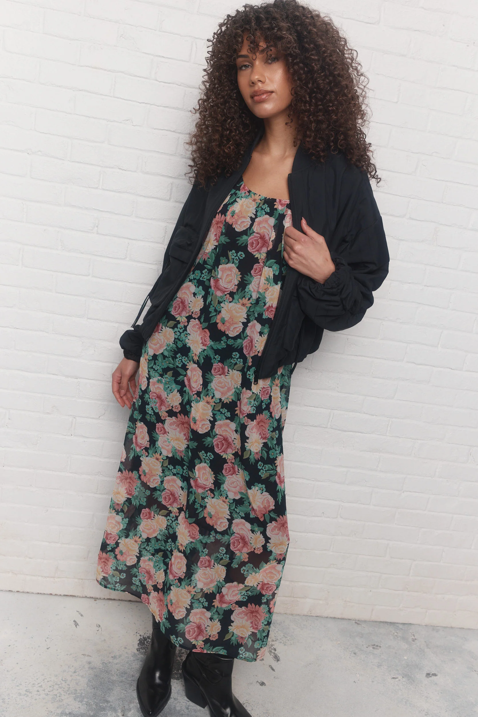 Sati | Robe combo fleur - Image 3