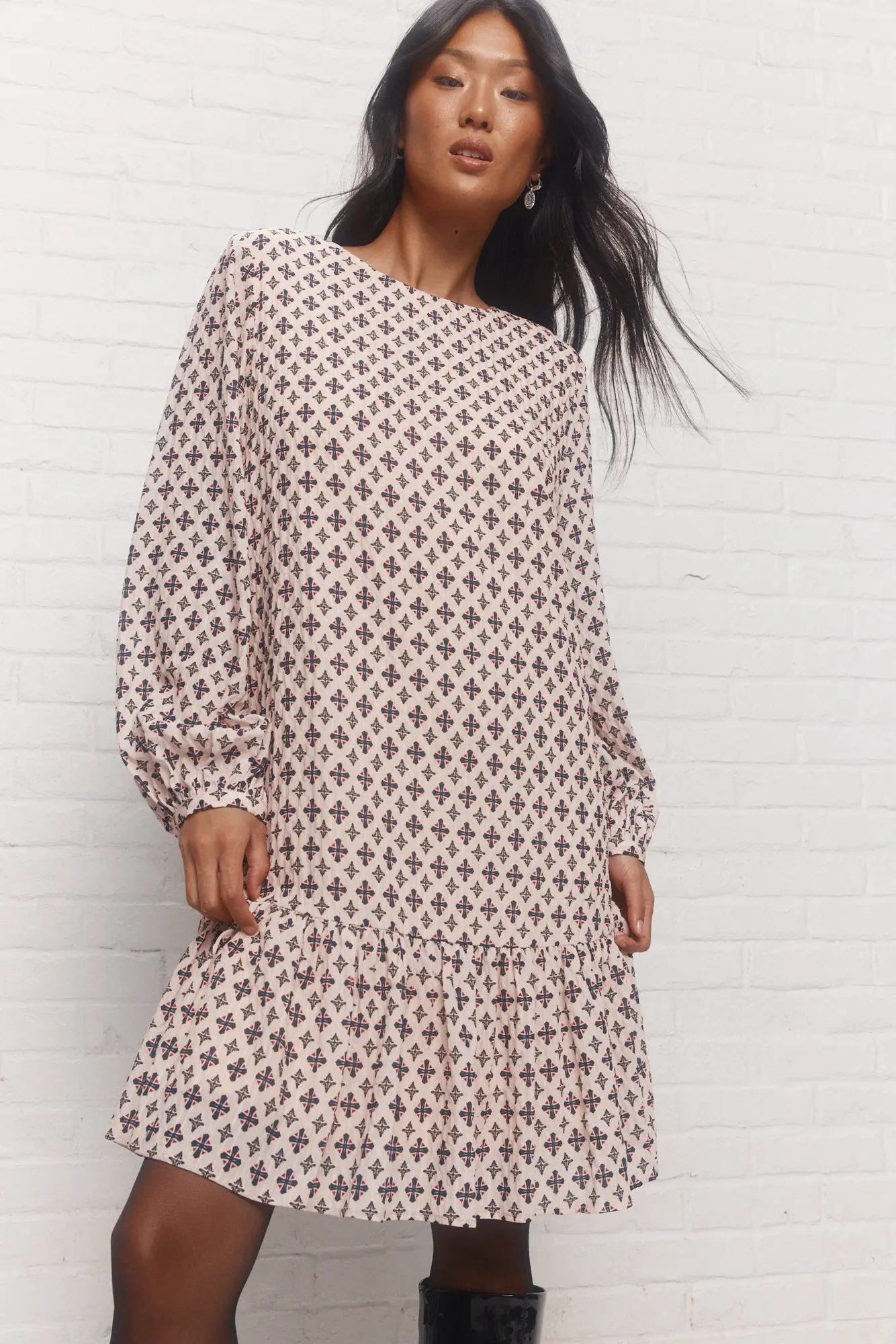 Selvina | Robe à imprimé géométrique - Image 6