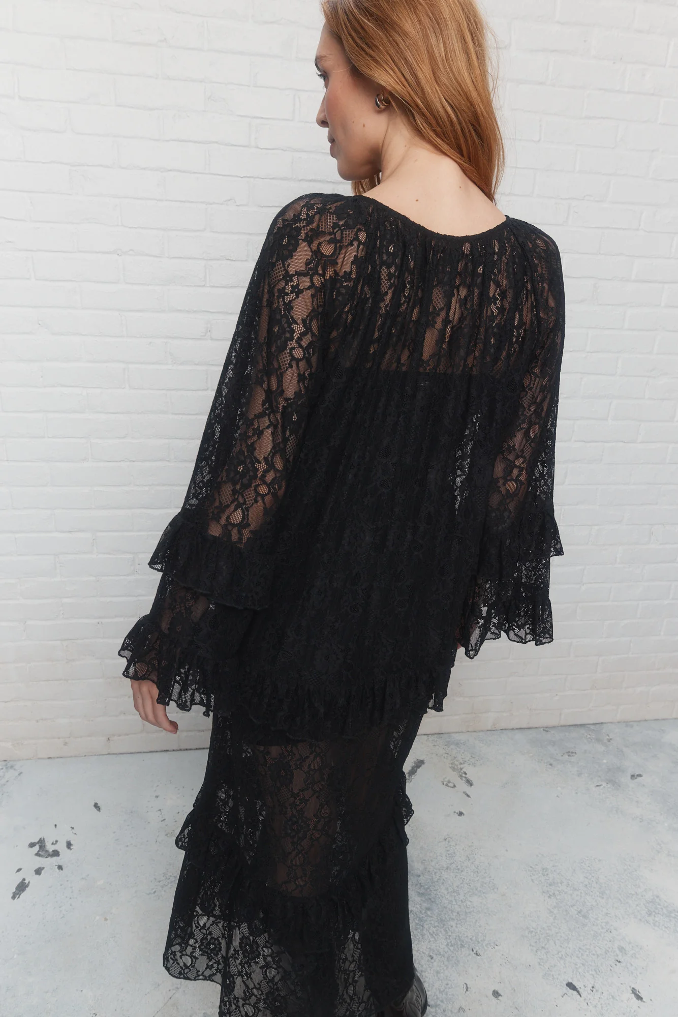 Skyler | Robe noire en dentelle - Image 5