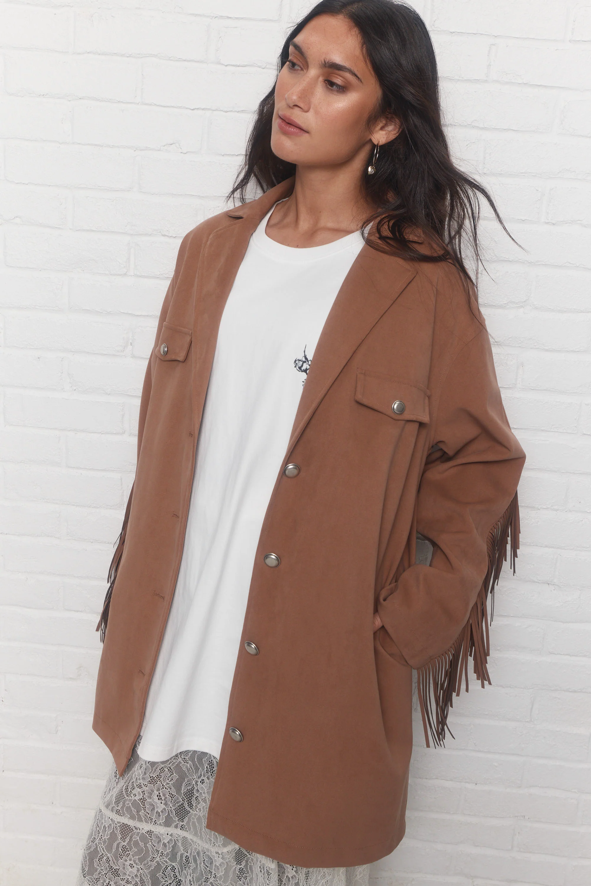 Solene | Veste tan