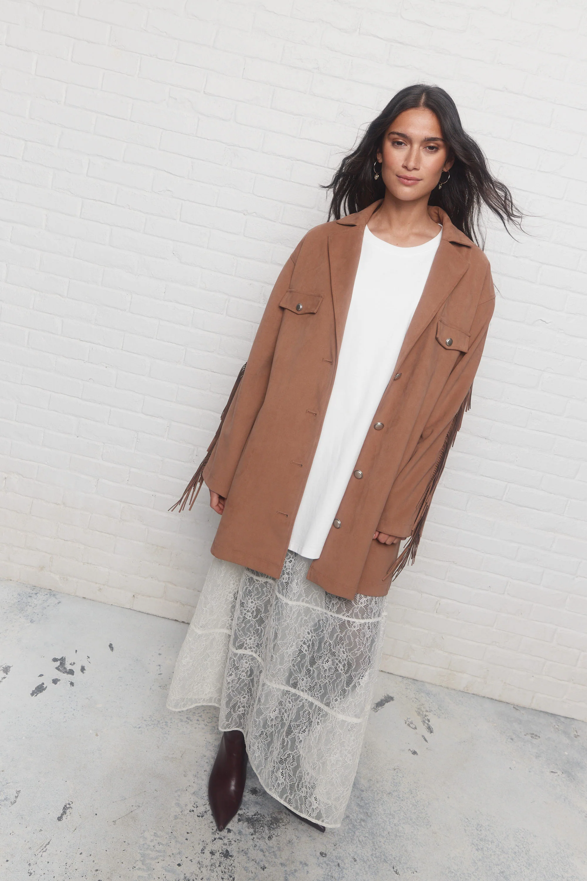 Solene | Veste tan - Image 3