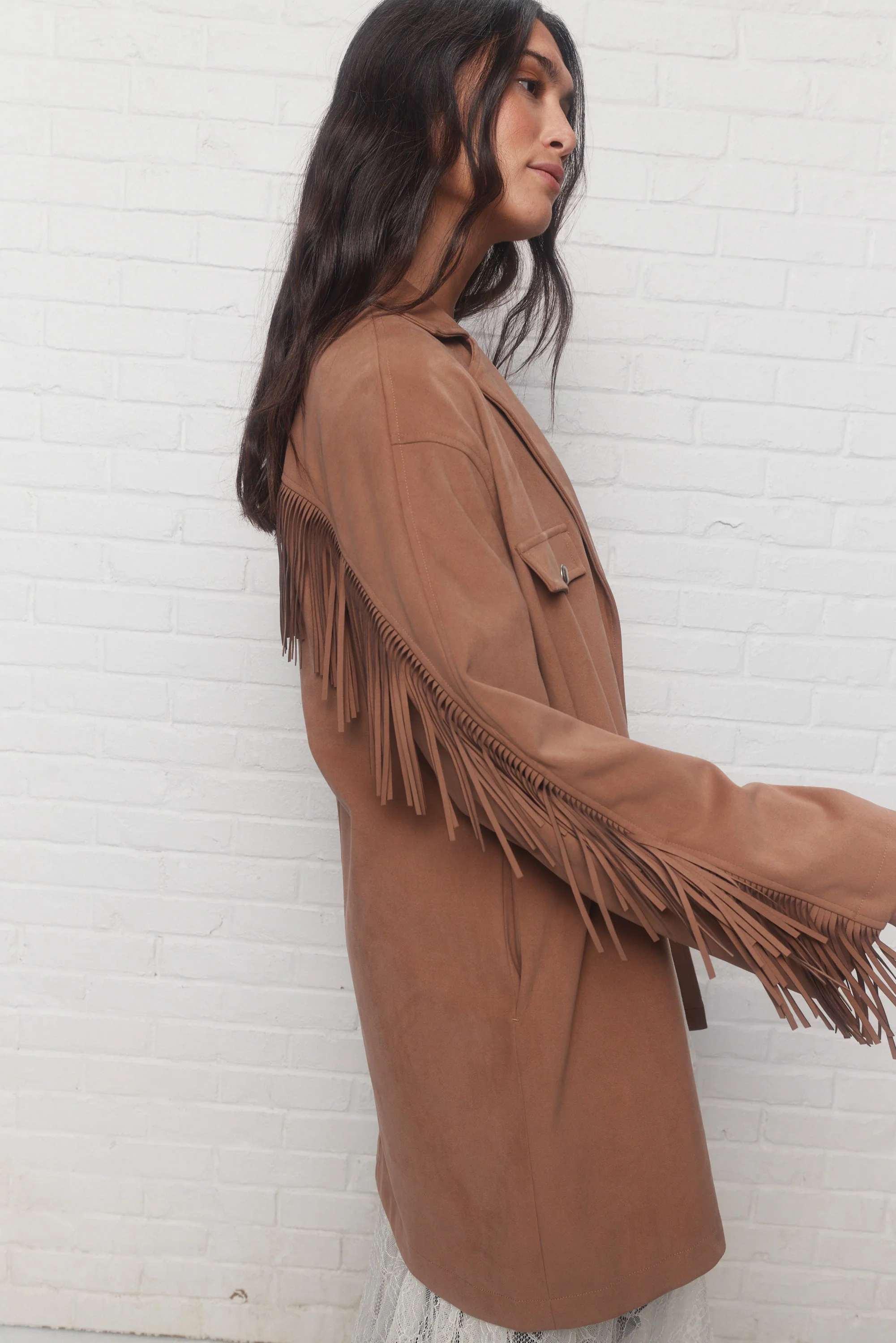 Solene | Veste tan - Image 6