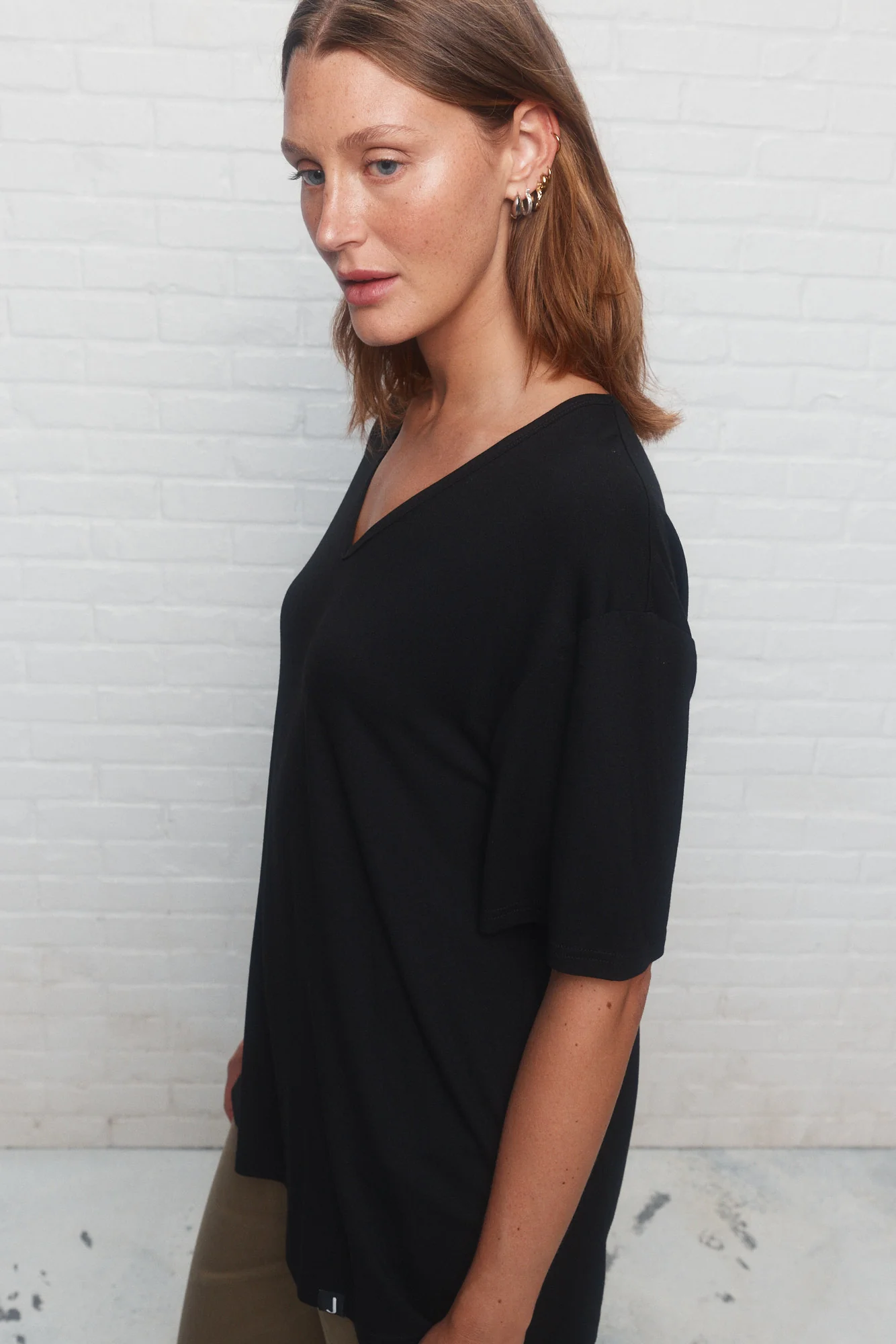 Noemie | T-shirt noir - Image 4