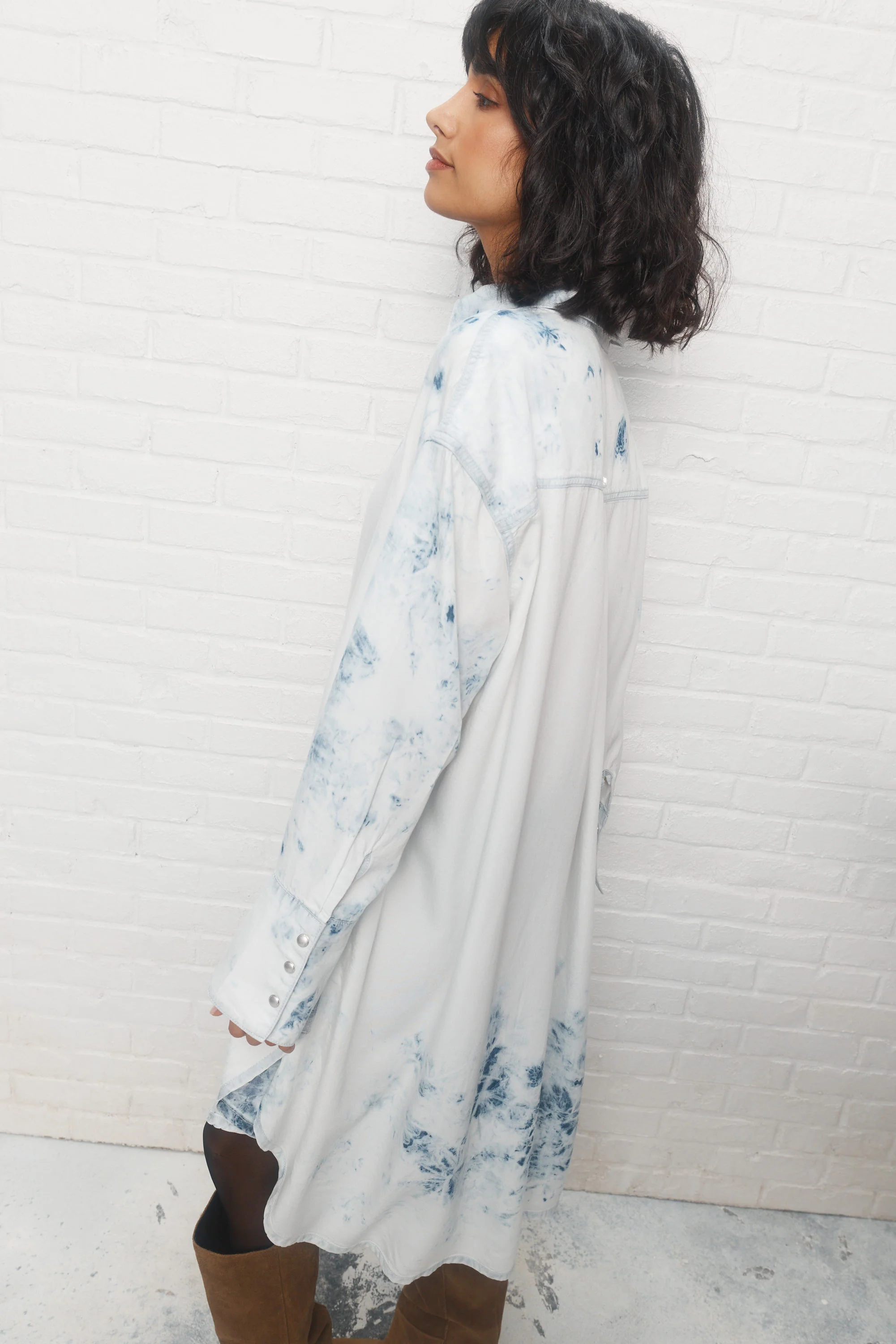Texas | Robe-chemise bleue - Image 4