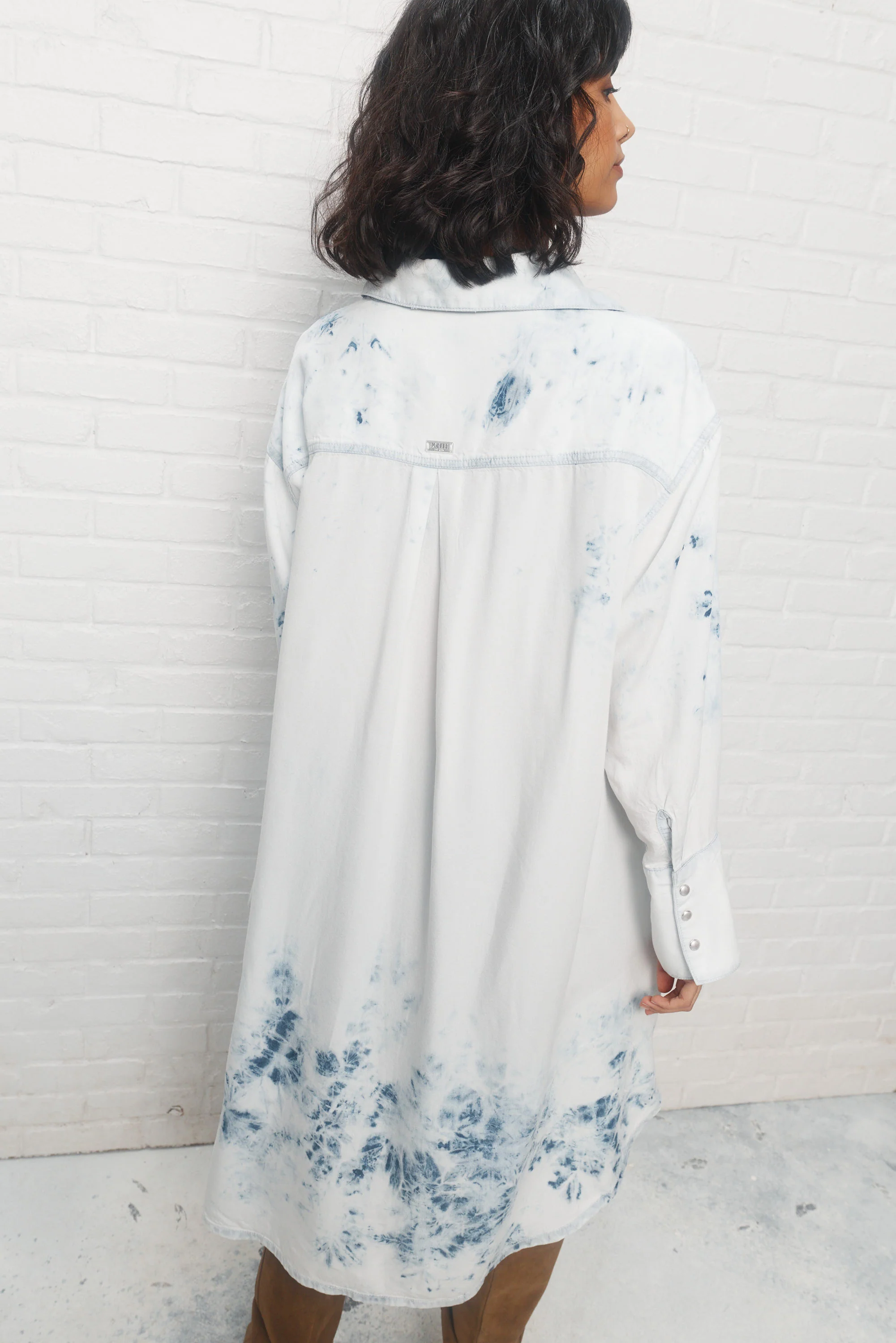 Texas | Robe-chemise bleue - Image 5