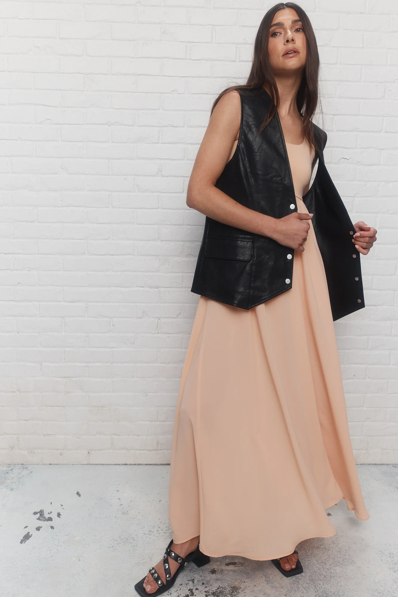 Venla | Robe longue pêche - Image 3