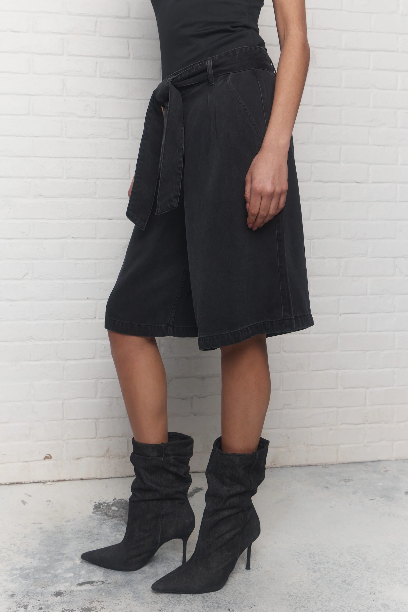 Voxelle | Short gris délavé - Image 4