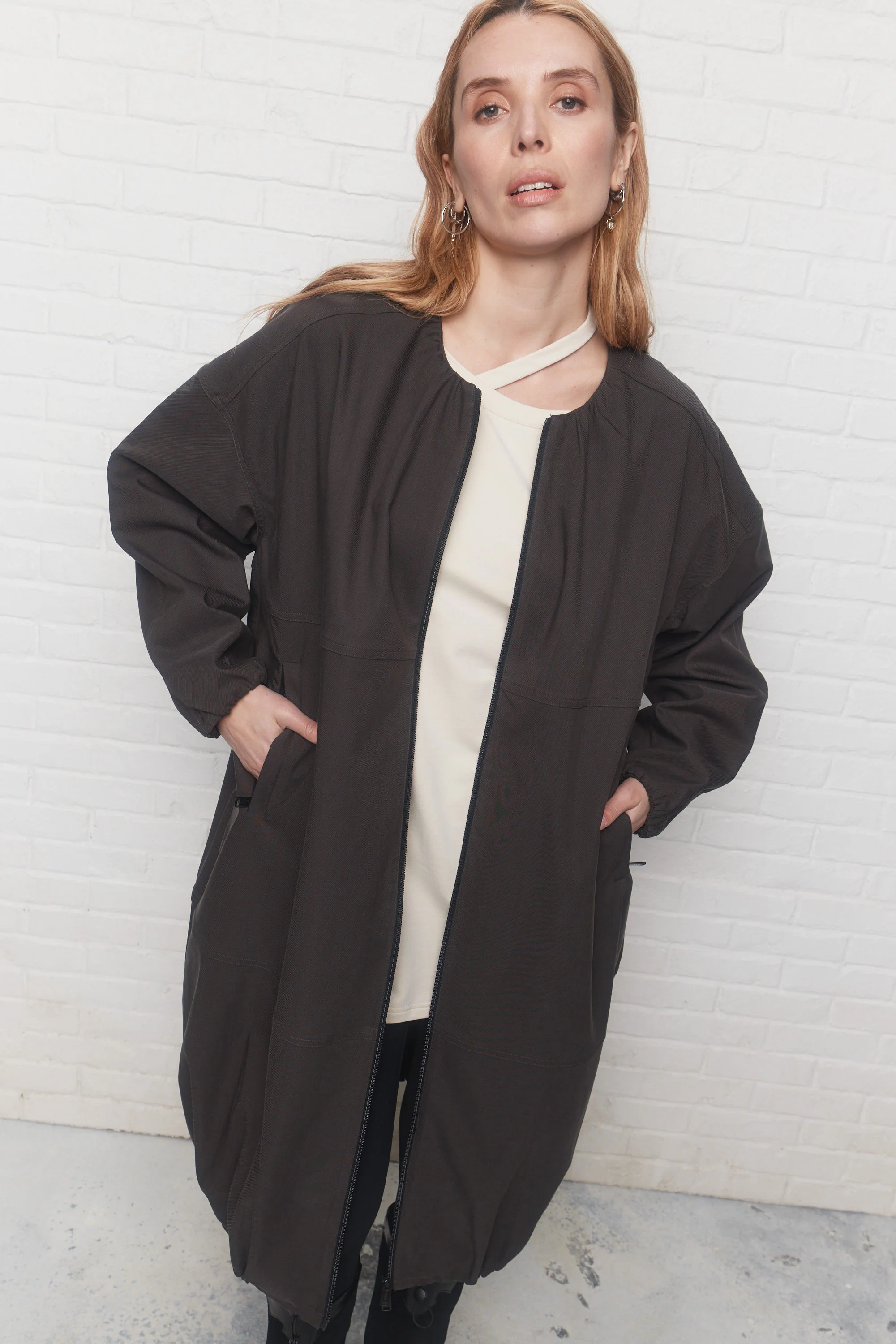 Zee | Manteau vert gris - Image 3
