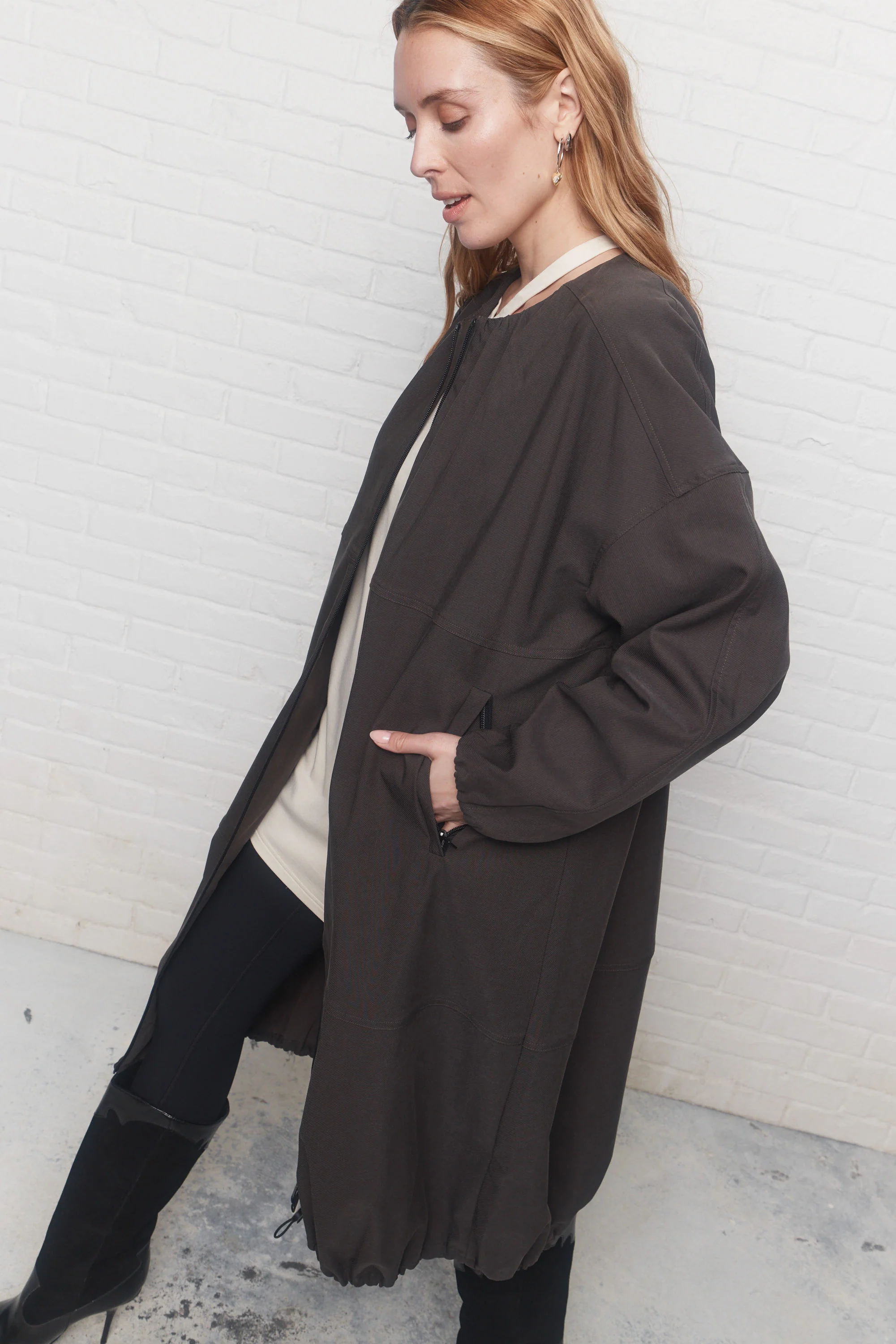 Zee | Manteau vert gris - Image 4